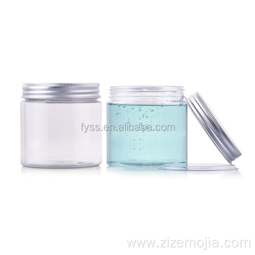 Plastic Cream Jar with Aluminum Lids for Cosmetic
